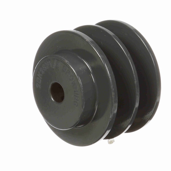 2 Groove Cast Iron Fhp - Finished Bore Sheave, 2BK28X1/2